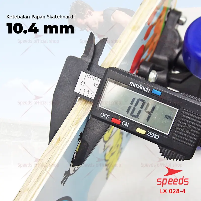 SPEEDS Mainan Skateboard Anak Full Set Anak2 Kids Kayu Canada Papan Roda PVC Outdoor 028-2406 2