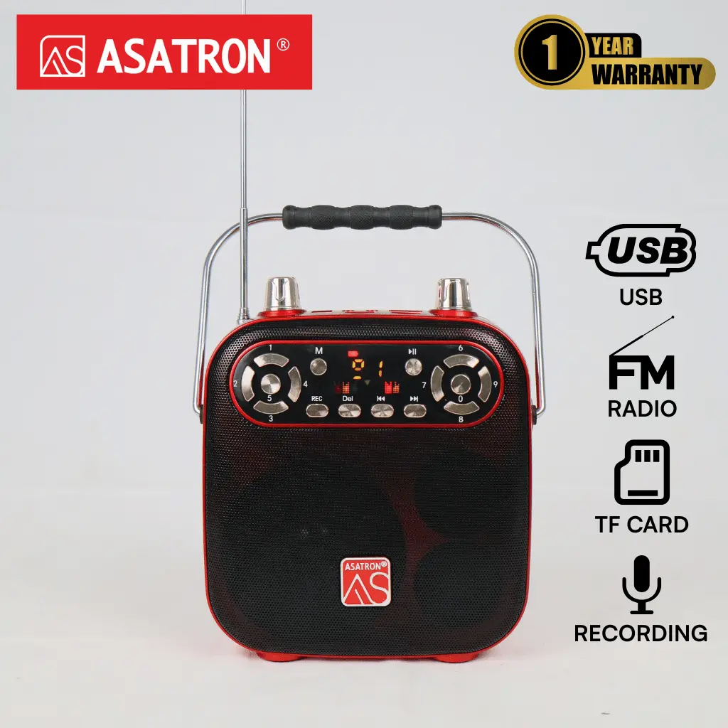Asatron HT-2673 USB FM RADIO WITH USB/TF CARD MUSIC PLAYER