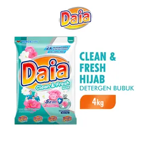 Daia Detergen Bubuk Clean & Fresh Bag 4kg