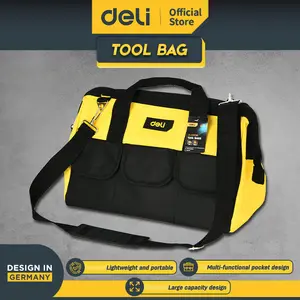 [NEW LAUNCH PRODUCT] Deli Tas Perkakas / Tool Bag 14 & 16 Inch with Strap EDL43001X