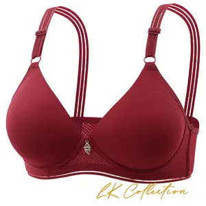 Bra Wanita Polos Cup A BH Nyaman Tanpa Kawat Busa Tipis Elegan