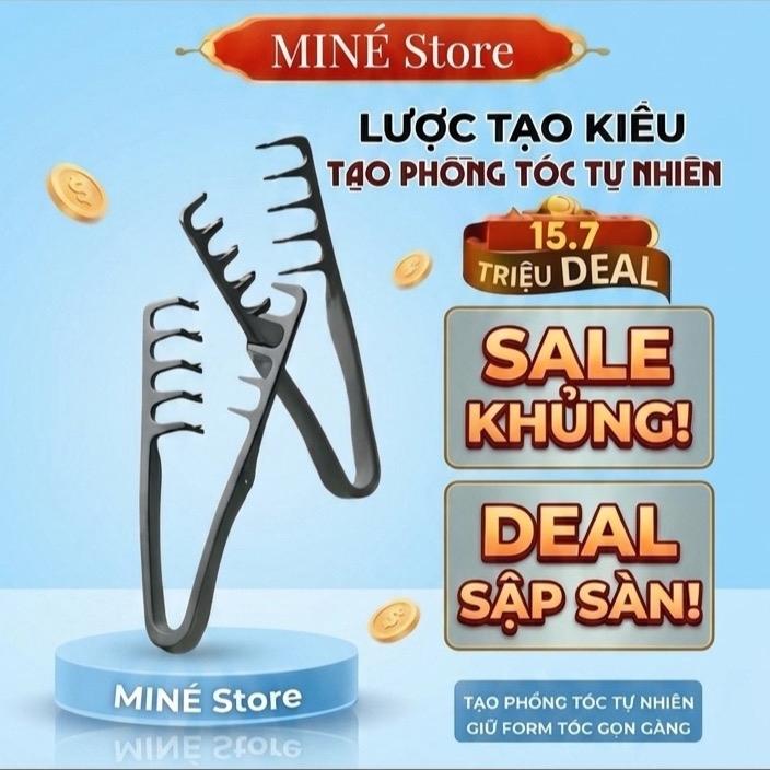 Lược Dập Phồng Tóc SÁPITAL - Tạo độ phồng, hiệu ứng texture, lọn xoăn cho tóc…