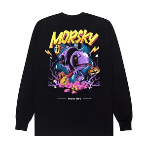 Morsky Longsleeve / Kaos lengan panjang Pria & Wanita ( UNISEX ) FROGY 24s I Hitam
