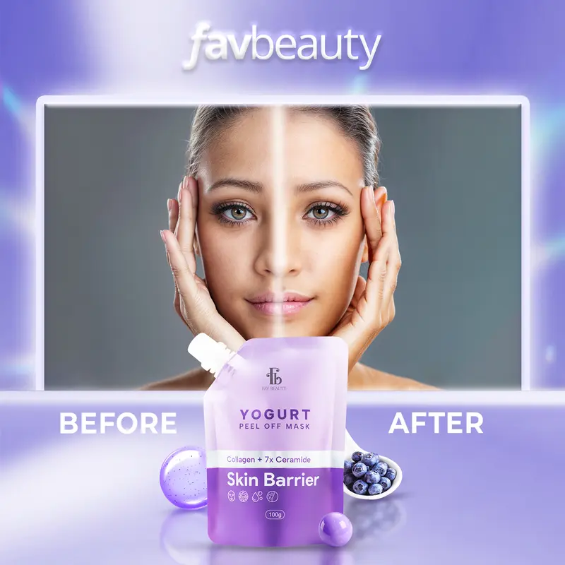 FAV Beauty Yogurt Skin Barrier Peel Off Mask Collagen + 7x Ceramide 3