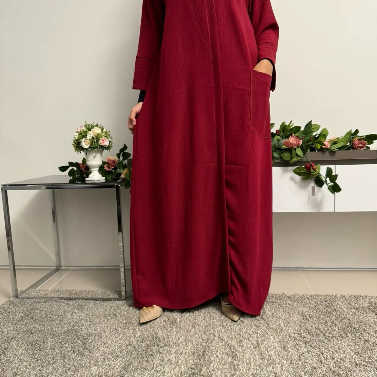 Poket kaftan Long Dress One Size