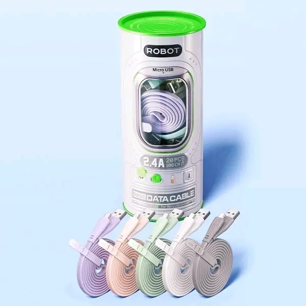 Robot Kabel RAL100S IPHONE , RAL100S TYPE-C , RAM100S MICRO USB Data Cable Per Pcs Original 3