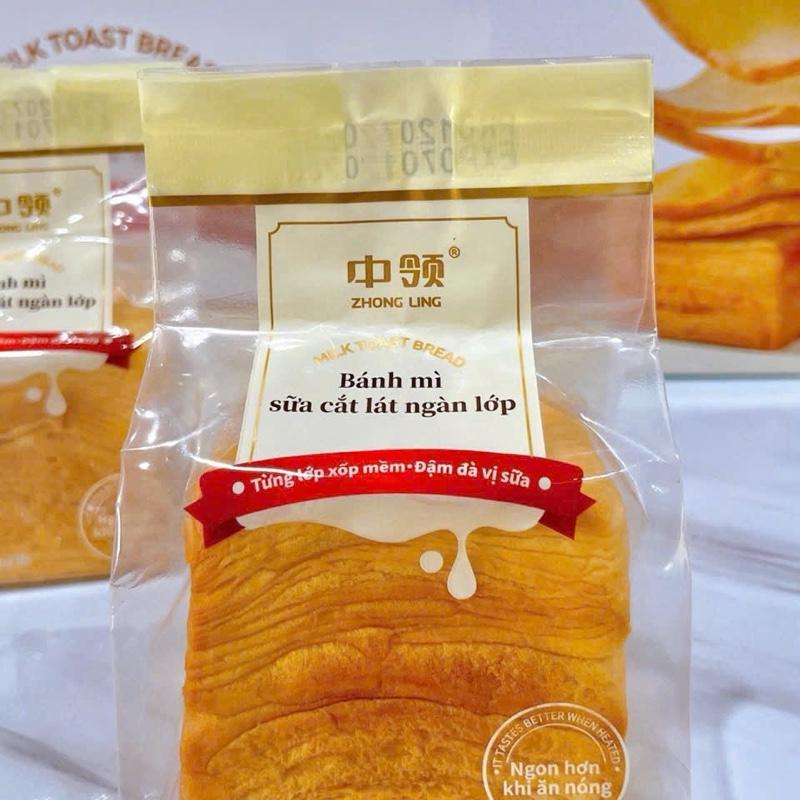  30 bánh Zhongling Bánh Mì Ngàn Lớp Zhongling - Hương Vị Đặc Trưng Chất Lượng Tốt Thích Hợp Làm Quà Tặng & Bữa Ăn Sáng 
