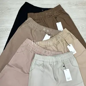 Kulot Wanita Soft Jeans Stretch Premium Pinggang Karet