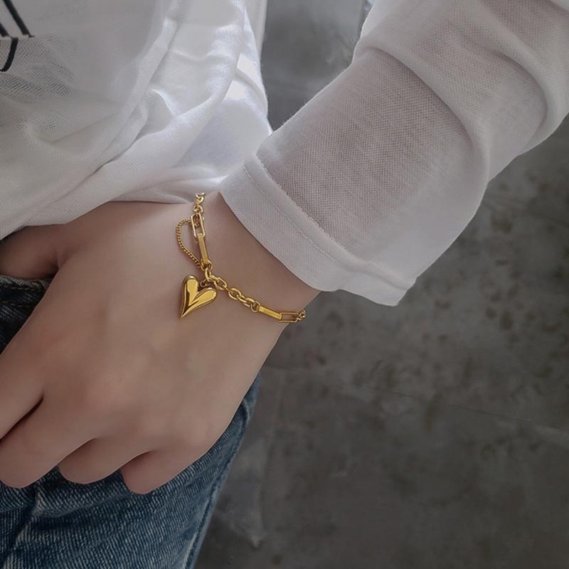 Product Introduction of 【 48 Styles】 Titanium Steel Gold Bracelet ,  Not Fade Bracelet for Women Stainless Bracelet Rose Gold Accessories 48