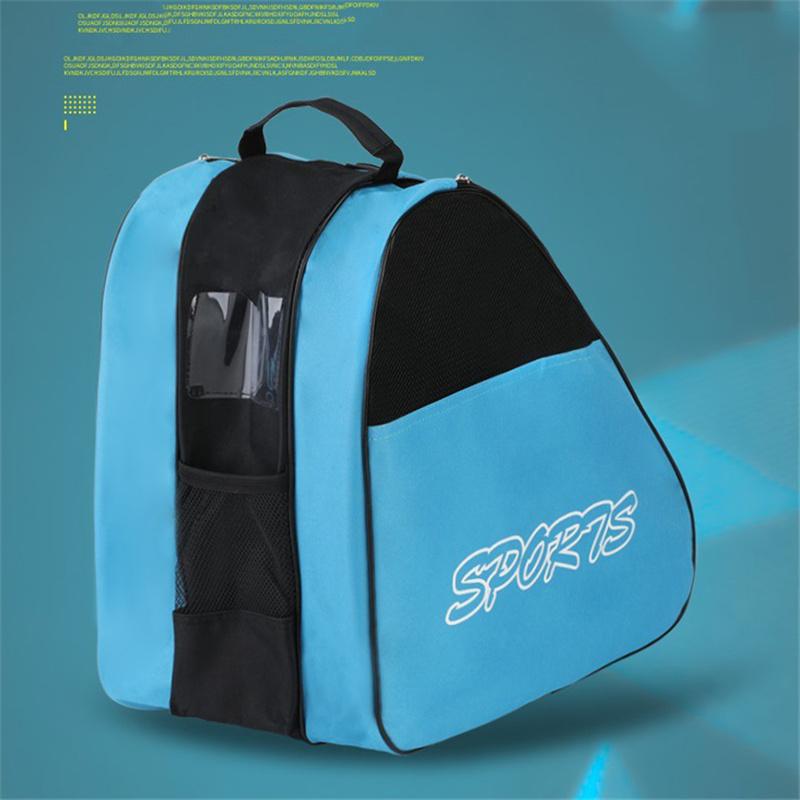 Product Introduction of 1PC Large Capacity Breathable Portable Roller Skates Bag Ice Skating Bag Large Capacity Breathable Inline Skates Bag Skates Storage Bag Skating Shoes Bag 21