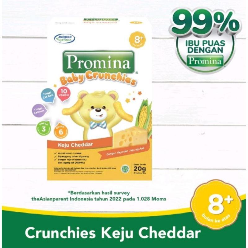 Yuna Baby - Promina Baby Crunchies Snack Cemilan Bayi Anak 8 Bulan Ke Atas Rasa Keju Rasa Rumput Laut Rasa Krim Ayam Brokoli 20 Gr 5
