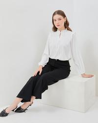 Gambar VALINO LADIES BLOUSE LONG SLEEVE RUFFLE PUTIH - D-EAGB22-A5 - 12 dari VALINO ID Kota Administrasi Jakarta Timur 5 Tokopedia