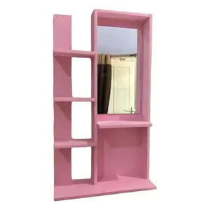 Terbaik cermin rias satu sisi/cermin tangga/tempat make up/tempat kosmetik/kaca murah unik/cermin murah/cermin rias model baru/kaca estetik/cermin Biru Pink Putih Terimakasih