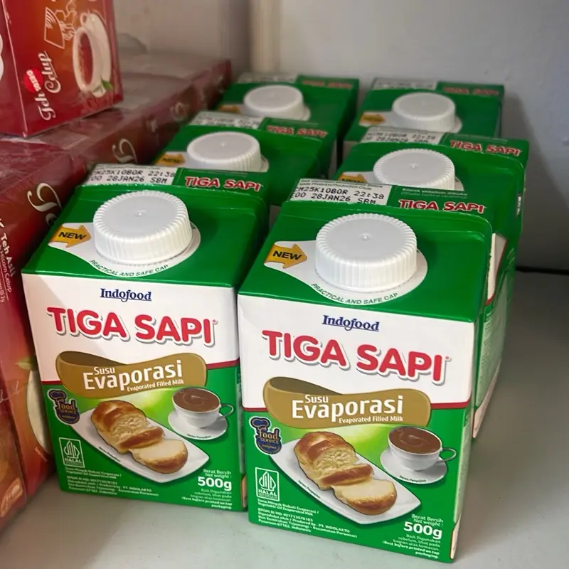 Susu Evaporasi Tiga Sapi 500g |  Susu Evaporasi Murah 3