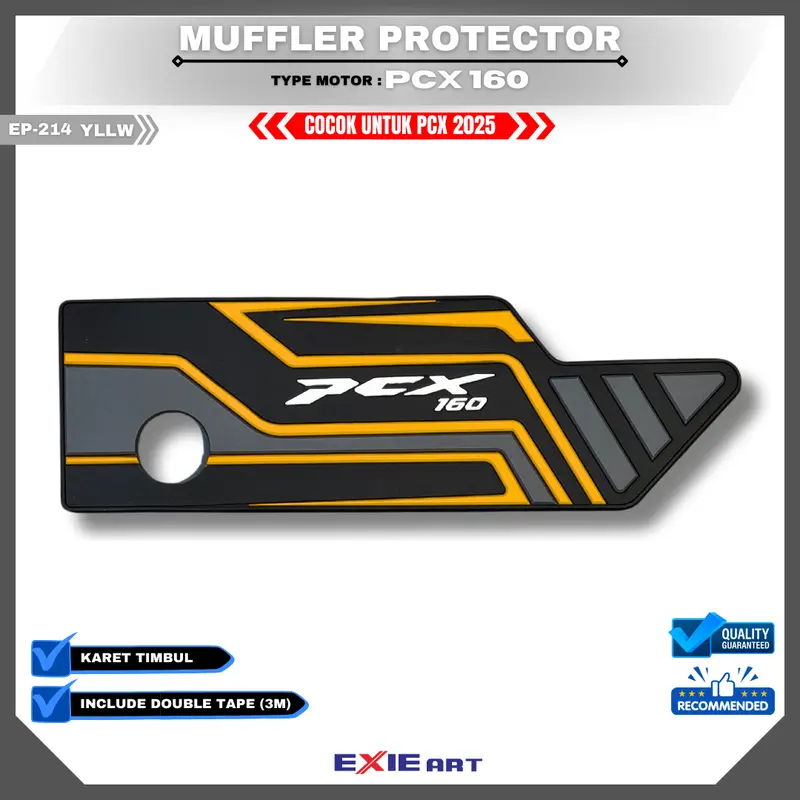MUFFLER PROTECTOR MOTORCYCLE KNALPOTPCX 160 2025 RoadSync - AKSESORIS PCX 160 3
