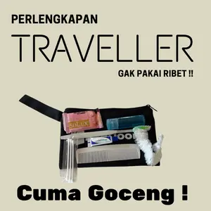 Traveller Kit Alat Mandi Standar Perlengkapan Hotel Amenity Amenities Sabun Sampo Sijat Gigi Sisir