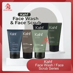 ENVIO - Kahf Face Wash / Face Scrub Series - Brightening, Acne Scrub Facial Wash / Face Scrub / Pembersih Muka / Pembersih Wajah Pria