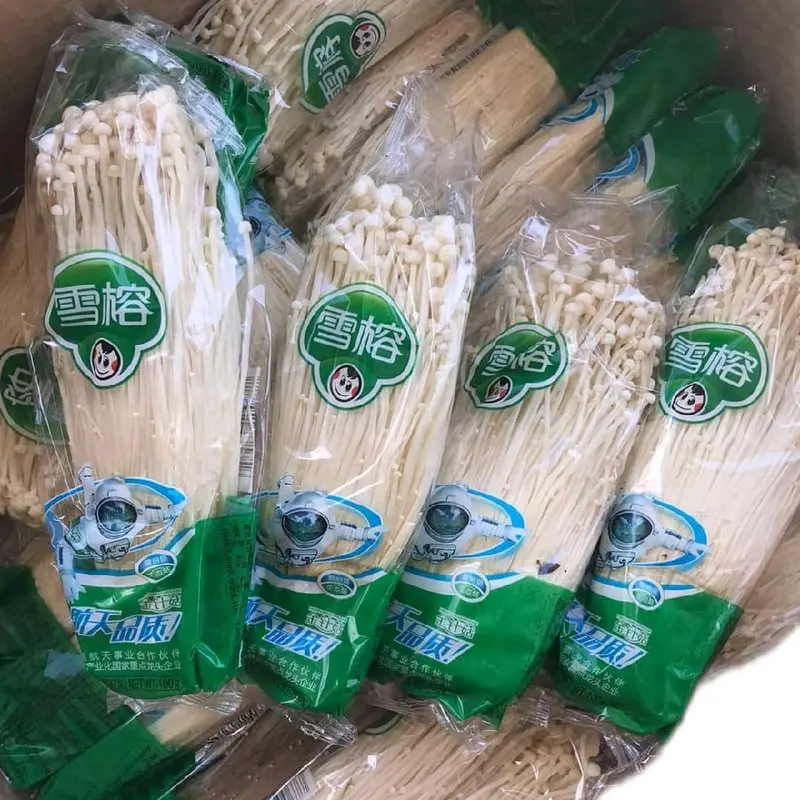 Jamur Enoki Mushroom Kemasan 100 Gram isi 3 Pcs 0