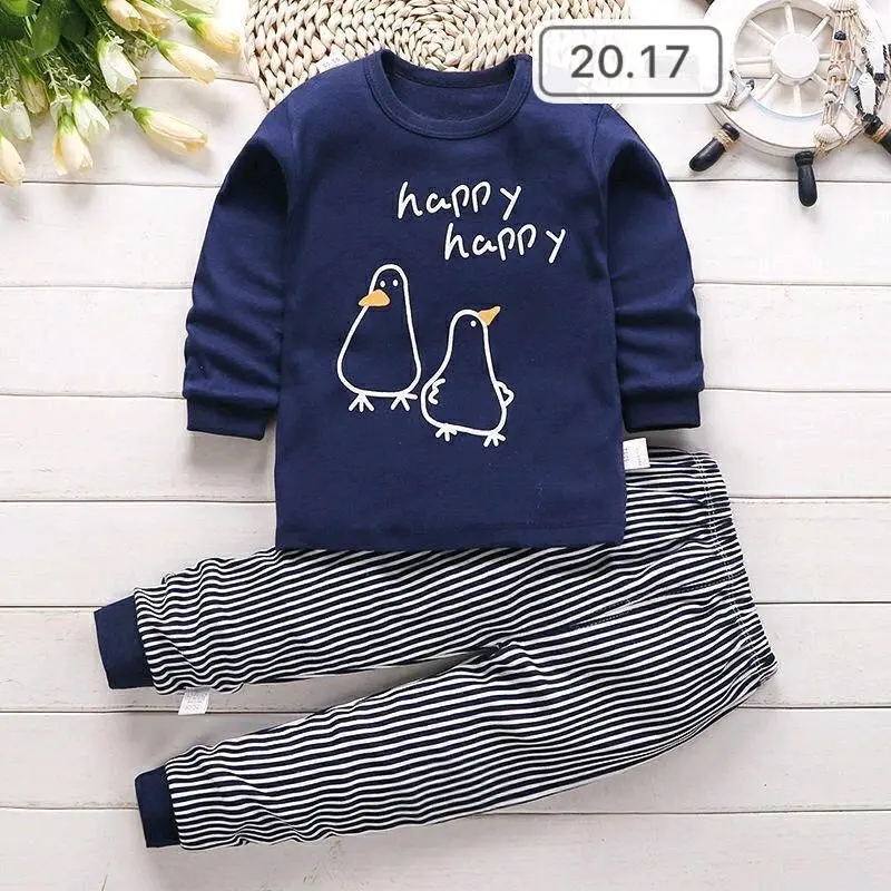 Varna Kids Setelan Piyama Anak Karakter Happy Duck Fashion 0