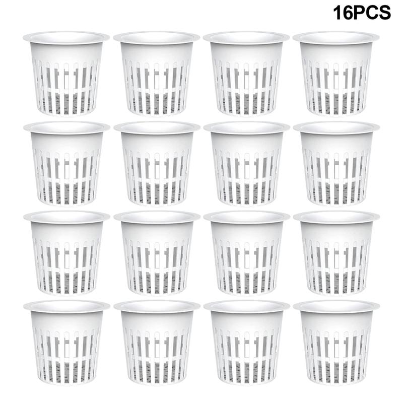 Product Introduction of 4 Inch Plastic Net Cups Pots Plant Containers for Hydroponics Aquaponics Orchids, 16 Pcs 3