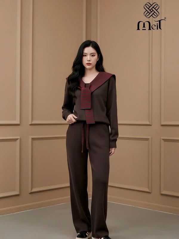 0388 – SET LEN MeiT Chic Scarf Phong Cách Thời Thượng Ấm Áp Cho Mùa Đông chào đón mùa lạnh với Set len MeiT Chic Scarf - sự kết hợp hoàn hảo giữa vẻ ngoài thanh lịch