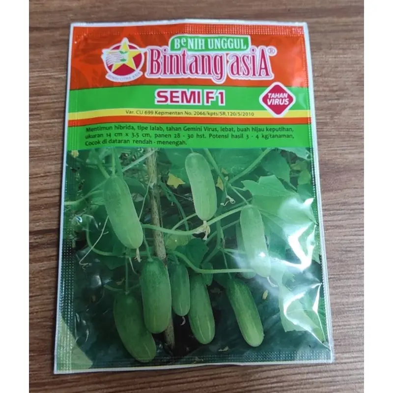 Benih timun SEMI F1 25 gram 100% original 1