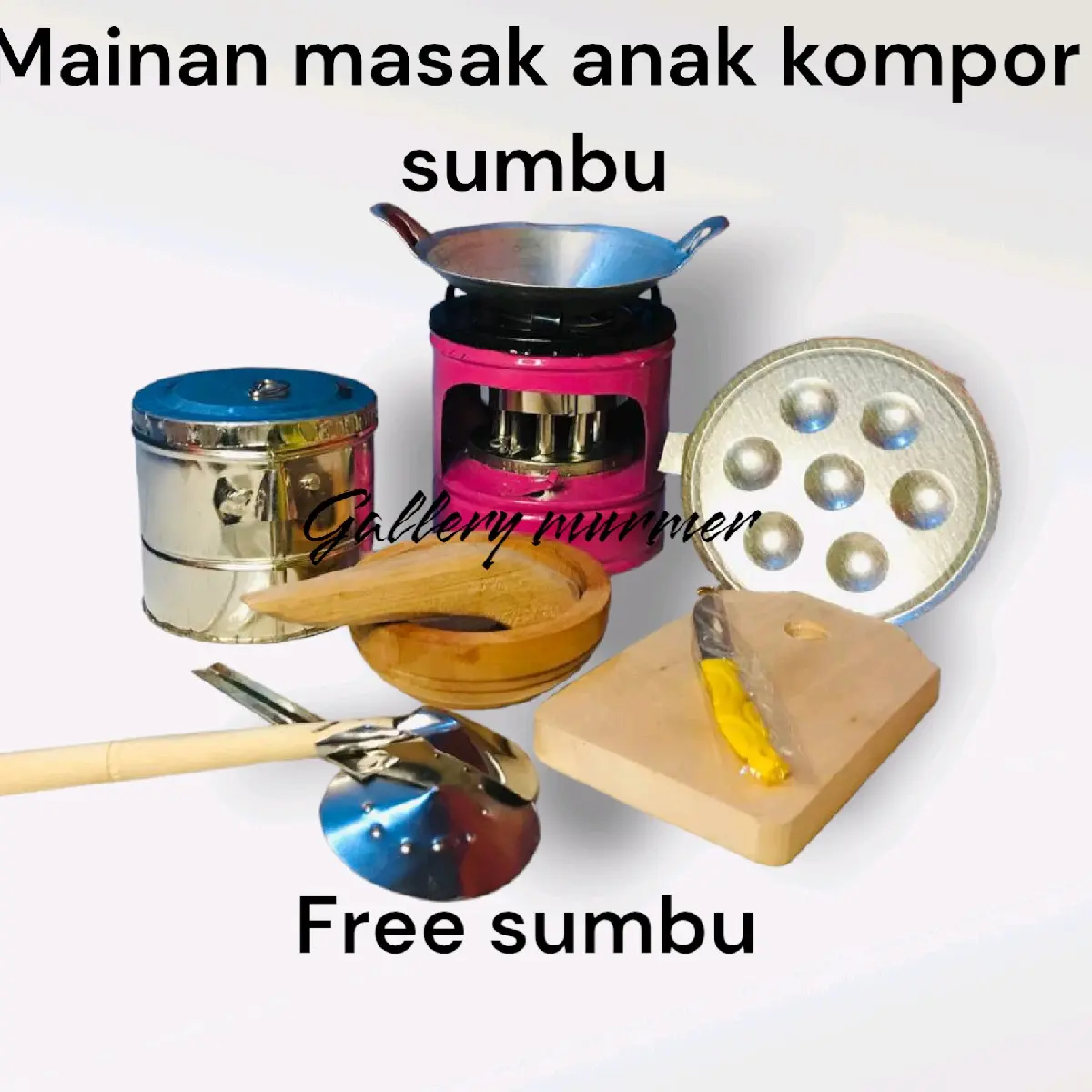 set kompor alat masak anak paket hemat kompor mini mainan anak