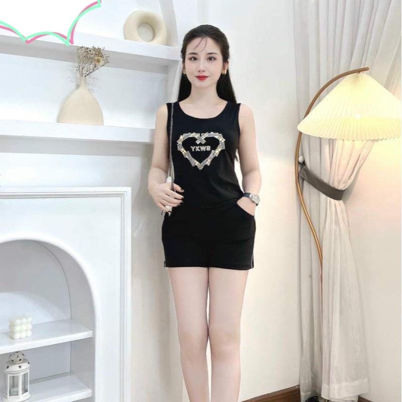 Bộ Đồ Sát Nách Mặc Ở nhà Hoặc team Cotton