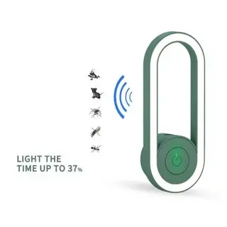 Alat Pengusir Nyamuk Ultrasonik / Alat Pengusir Serangga / Lampu Tidur LED Dinding