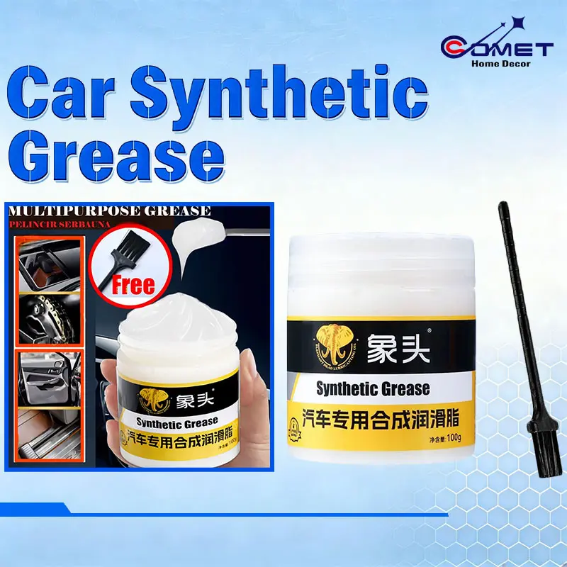 COMET 100g Car Synthetic Grease Multi Purpose High Performance Oil Lubricant  Window Sunroof Track Door Bonnet Minyak Griss Perlincir Kereta