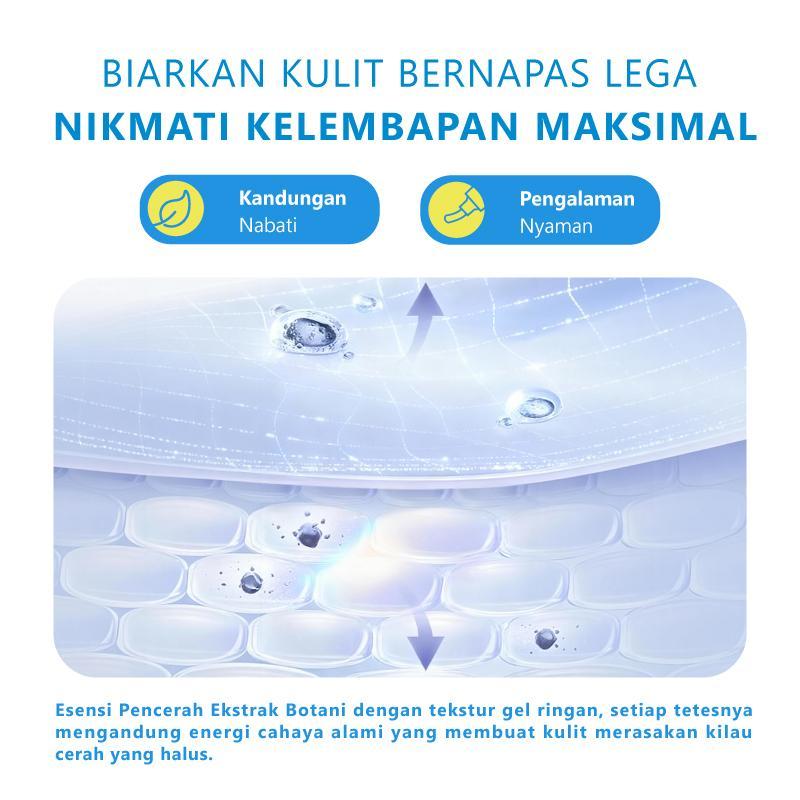 VELLTRUA Gel Penenang Kulit Bahan Alami Formula Lembut Perawatan Pencerah Kulit Alami