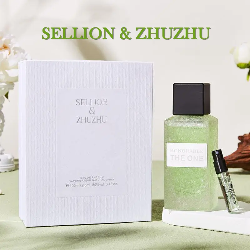 [Phiên bản giới hạn ZhuZhu x Sellion]Nước Hoa Trà Longjing, Nước Hoa Lâu Trôi, Mùi Hương Ngầu, Dịu Dàng Và Quyến Rũ, Thiết Kế Khối Băng, Thích Hợp Cho Nam Và Nữ, 100ml