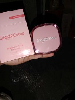Product Review of 【Hot】Glad2Glow Perfect cover cushion dengan kandungan skincare mencegah kekusaman dan kulit kering sepanjang hari G2G Concealer Foundation Wajah Extract Mencerahkan Lasting Compact from I**4 1