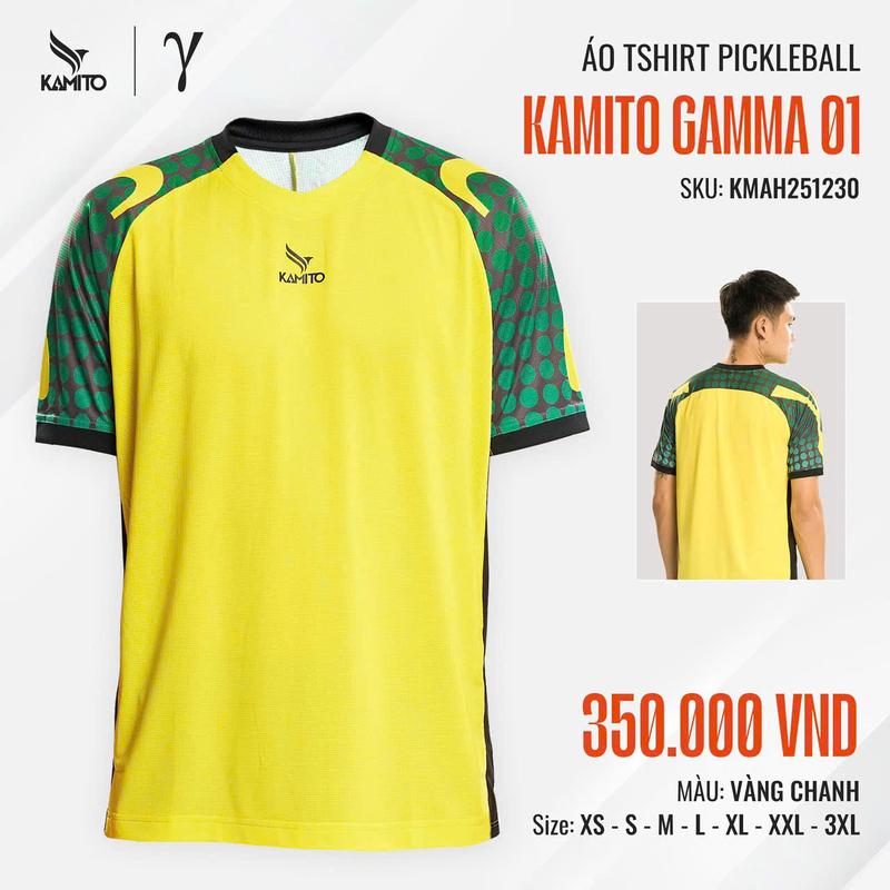Áo Tshirt Pickleball Kamito Gamma 01, Áo Pickerball Gamma, Áo Pickleball Lý Hoàng Nam, Trịnh Linh Giang, Đồ Thể Thao, Bộ sưu tập Gamma, Áo Thể Thao Kamito, Áo Thun Thể Thao Kamito,