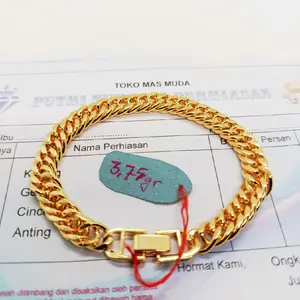Gelang tangan wanita dewasa gelang tangan Emas 3,75 gr gelang tangan wanita terlaris pre surat dari toko