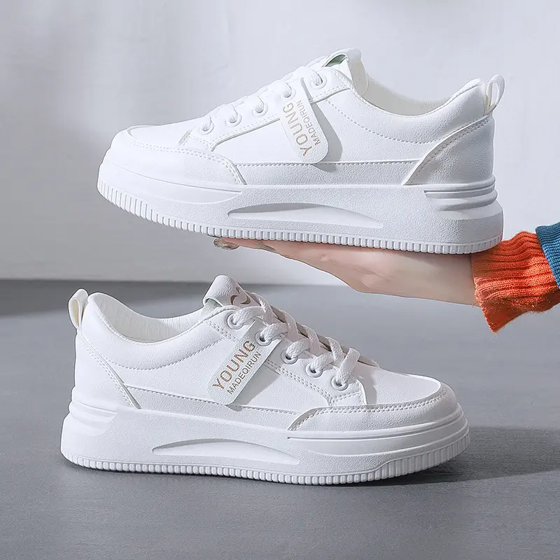 【100% impor】 sepatu sepatu wanita sepatu kasual sepatu kets sepatu kets kasual casual terbaru imurah keren COD Merah 7