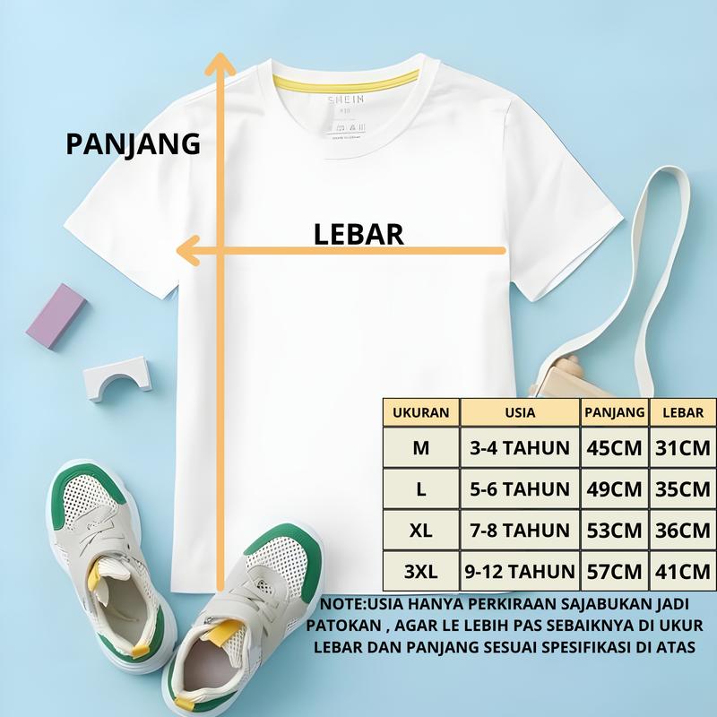 Product Introduction of Kaos Anak Laki-Laki Balita dan Junior Never Look Back Motif Distro Katun 3-12 Tahun Fashion 4