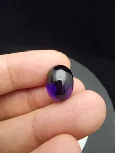Batu Cincin Kecubung Ungu Amethyst Tri Colors Kalimantan Pangkalanbun Super HQ 15x11.4x11.2mm F1359
