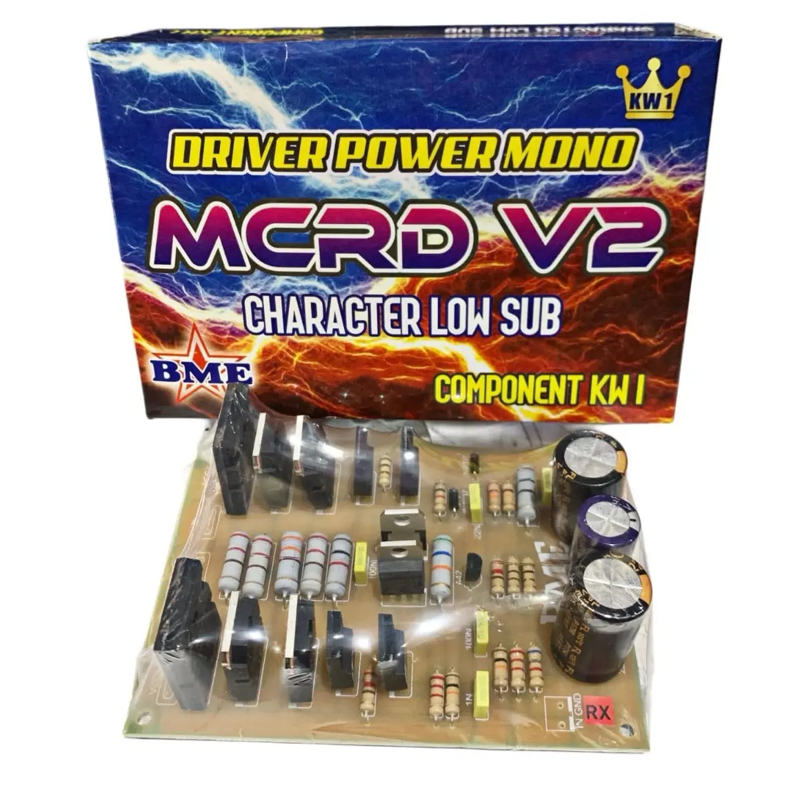 Kit Driver MCRD v2 Low Sub power Amplifier Mono MCRD V2 LowSub Component KW1 BME