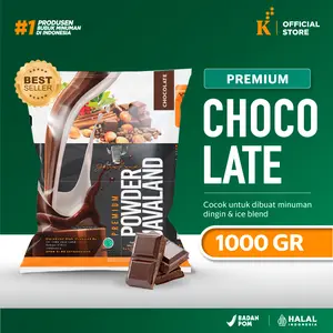 Bubuk Minuman Premium Chocolate / Coklat Javaland Grande 1kg Susu