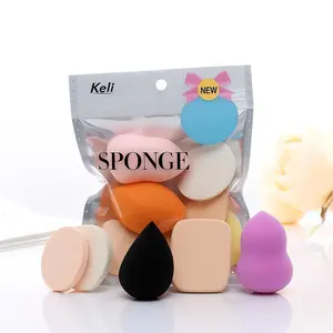 HL0575 Sponge Makeup 6 in 1 Random Wajah Sponge Bedak Cushion Sponge Foundation