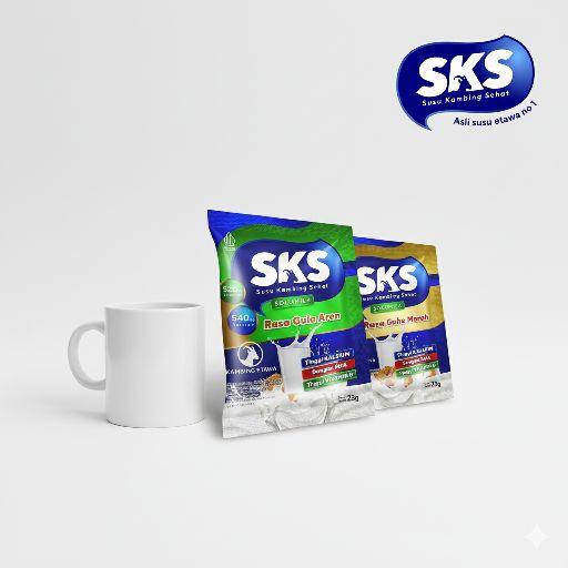 SKS Susu Etawa | Favorit Bunda Muzdalifah | Paket Hemat 30 Sachet Susu SKS Rasa Jahe Merah Tinggi Kalsium dan Vitamin D