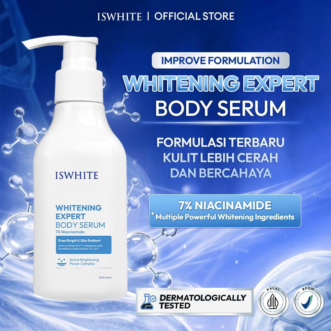 ISWHITE Double Glowing Package Body Mask Body Serum Pencerah Tubuh ISWHITE Double Glowing Package Body Mask Body Serum Pencerah Tubuh