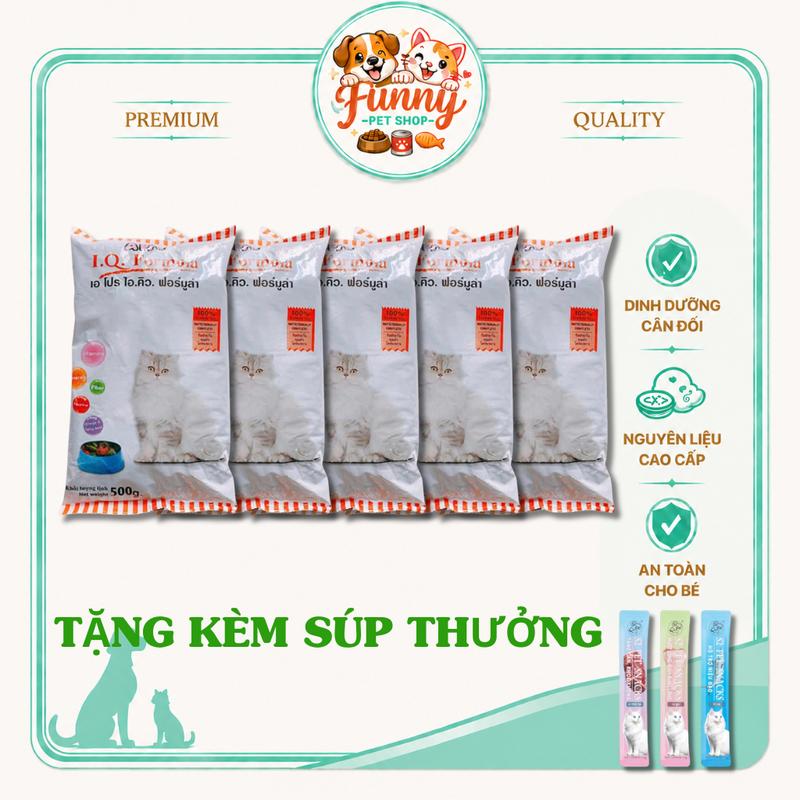 thức ăn cho MÈO Apro I.Q Formula 500g – Hạt MÈO dinh dưỡng, tốt cho não bộ