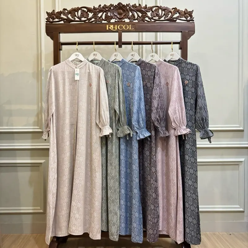 Rh Col Haniya Dress New Jaguard (gamis lebaran, gamis kondangan, gamis terbaru)