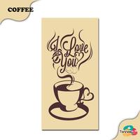 Gambar TENNESY Hiasan Dinding Aesthetic Kopi Quote Motivasi 10x20CM Wall Decor Pajangan Kafe Dekorasi Kamar - X1A dari Tennesy Kota Malang 5 Tokopedia
