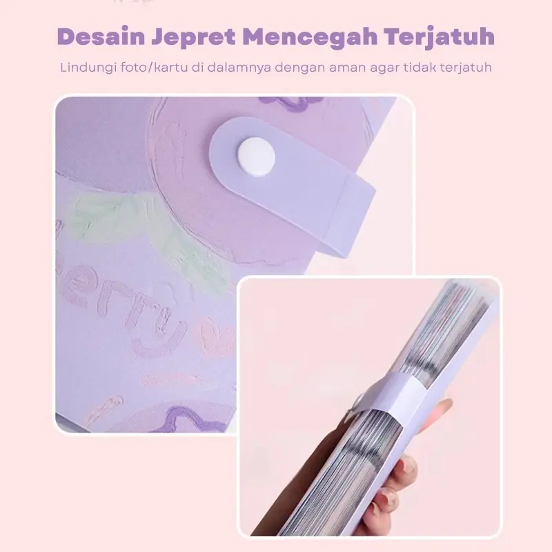 [READY] Aimilo Map Dokumen A4-A5 Dokumen Keeper Waterproof Clear Holder File Map Plastik Perlengkapan Sekolah Stationery Kolbuk 2