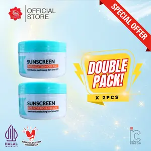 (DOUBLE PACK!) Viva Sunscreen Foundation x 2pcs- Tabir surya melindungi kulit dari sinar matahari
