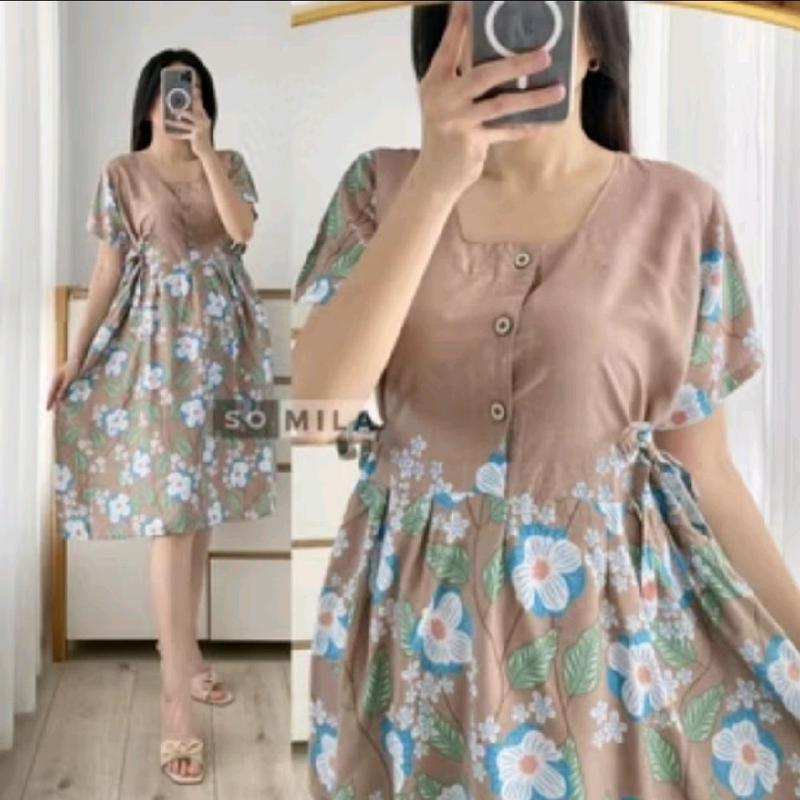 FIT TO MAX LD 115 GROSIR DASTER SOMILA.ID TERBARU BUSUI CHIBI PT SERUT HOME DRESS BATIK 6