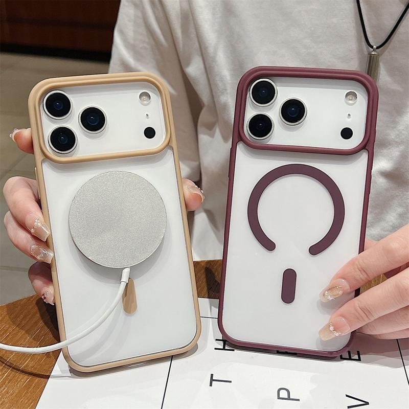Ốp lưng từ tính dành cho cặp đôi, phù hợp với các mẫu Iphone: 18/17/16, 15/14 Plus, 13/12/11 Pro Max và XS Max; thiết kế hoạt hình dễ thương, chống sốc, mẫu mới, hỗ trợ 17/18 Pro Max.